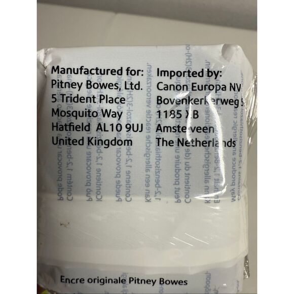 Pitney Bowes  Blue PBI Ink-DM100/200/ C200/300/C300/400 35 ml - Picture 4 of 10